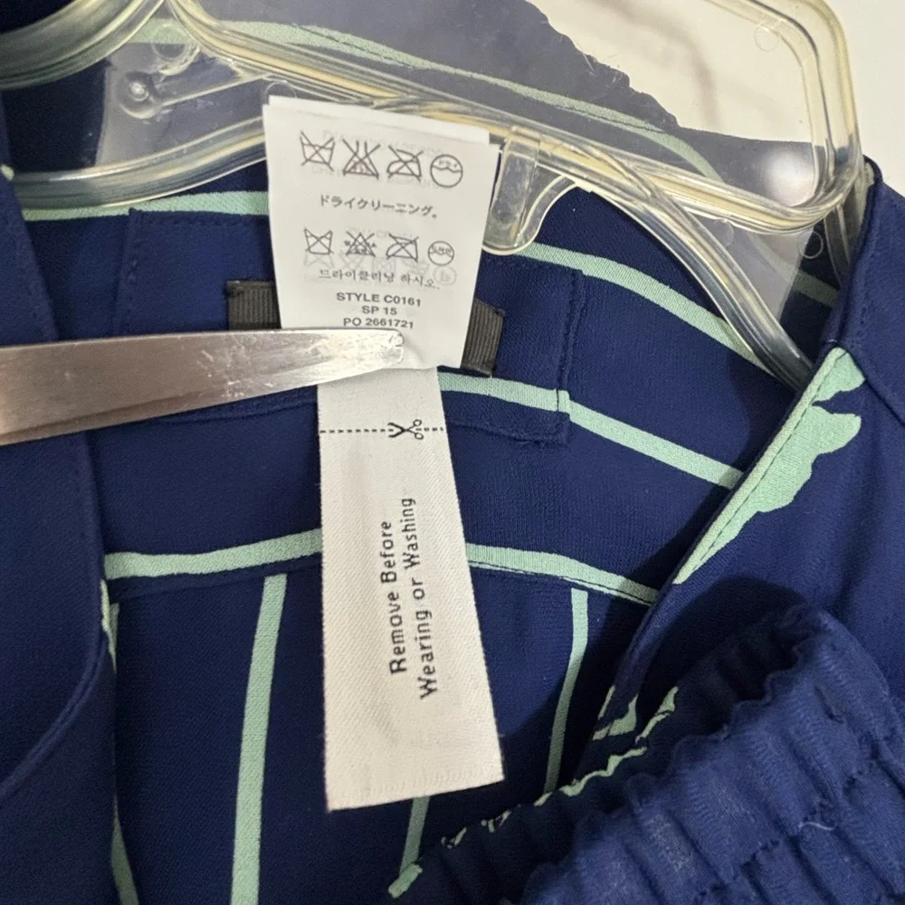 J. Crew Jacket Womens Size 10 Blue Teal Flowers‎ Absolutely Stunning